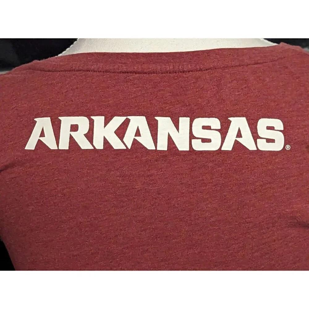 Nike The Nike Tee Arkansas Razorback Women's Size Small Graphic Tee Short Sleeve